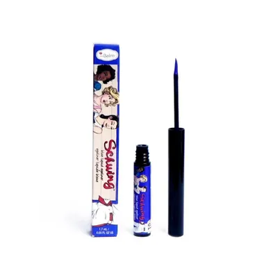 The Balm, Schwing Liquid Eyeliner, długotrwały eyeliner w płynie, blue, 1,7 ml