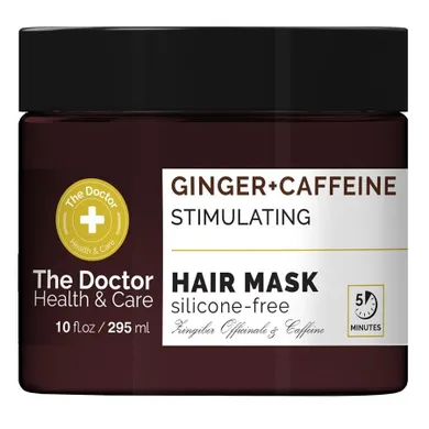 The Doctor, Health & Care, maska do włosów, stymulująca cebulki, Imbir + Kofeina, 295 ml