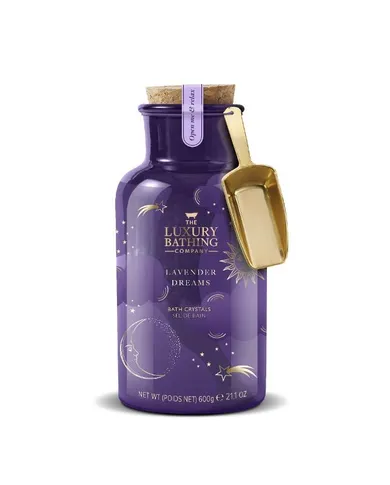 The Luxury Bathing Company, Bathtime Bliss, kryształki do kąpieli, Lavender Dreams, 600 g