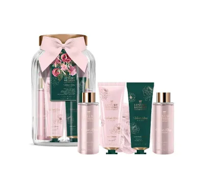 The Luxury Bathing Company, zestaw prezentowy, Velvet Rose & Peony - Pur Indulgence