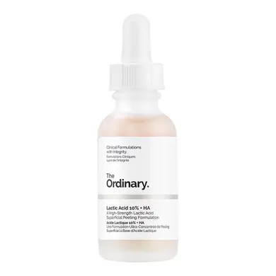 The Ordinary, Lactic Acid 10% + HA, serum złuszczające, 30 ml