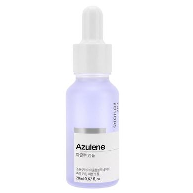 The Potions, Azulene Ampoule, łagodzące serum do twarzy z azulenem, 20 ml