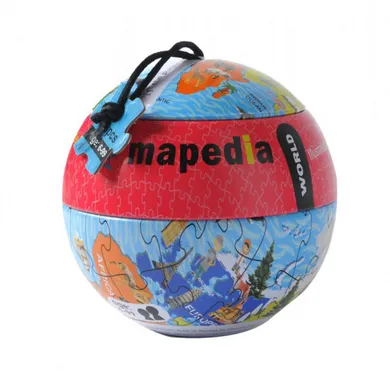 The purple cow, Mapedia Mapa świata, puzzle, 100 elementów