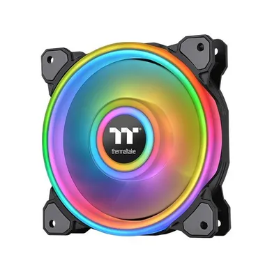 Thermaltake, wentylator chłodnicy, Riing Quad 12 RGB TT Premium Ed Single, No Controller
