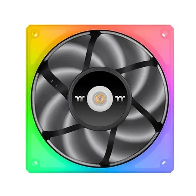 Thermaltake, wentylator chłodnicy, Toughfan RGB 12 cm, black, 3 szt.