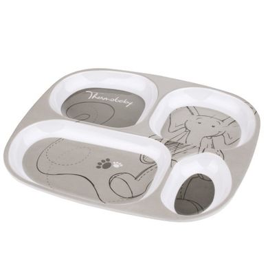 Thermobaby, talerz z przegródkami, Savana