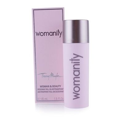 Thierry Mugler, Womanity, Dezodorant roll-on, 45 ml