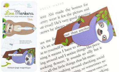 Thinking GIfts, LineMarkers, wskazujące zakładki, leniwce