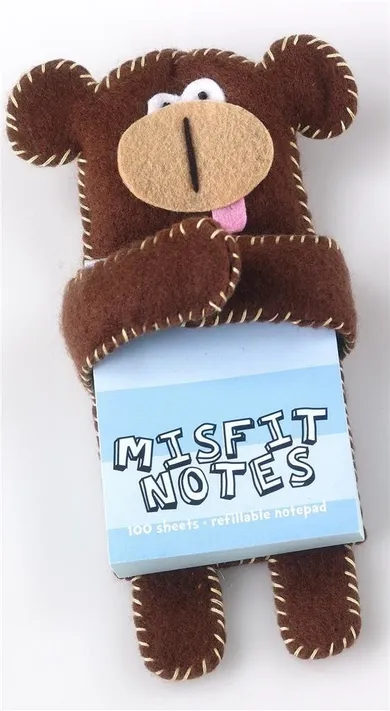Thinking Gifts, Misfit notes, karteczki wyrywane, małpa