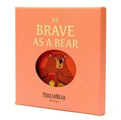 Threadbear Design, As Brave As A Bear, miękka książeczka sensoryczna
