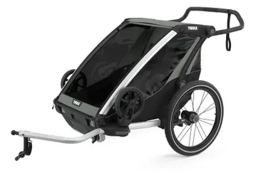 Thule, Chariot Lite 2, przyczepka rowerowa dla dziecka, Agave-Black