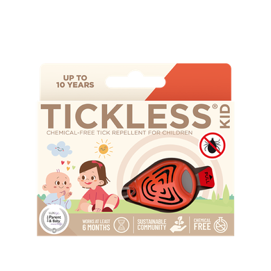 Tickless, Kid, odstraszacz kleszczy dla dzieci, orange
