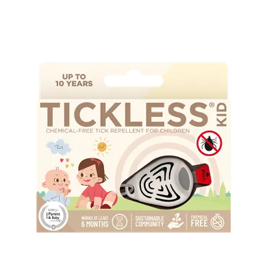 Tickless, Kid, ultradźwiękowa ochrona przed kleszczami, Beige