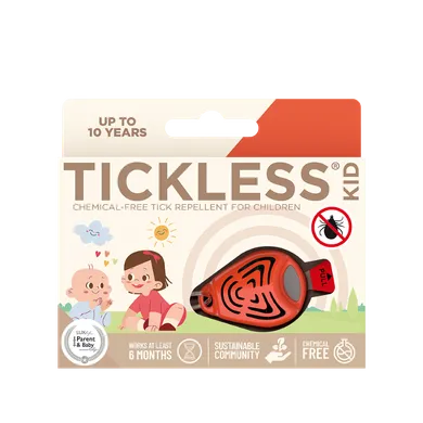 Tickless, Kid, ultradźwiękowa ochrona przed kleszczami, Orange