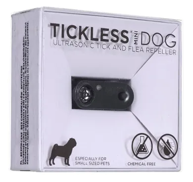 Tickless Pet, ochrona przed pchłami i kleszczami, dla psów i kotów, czarny