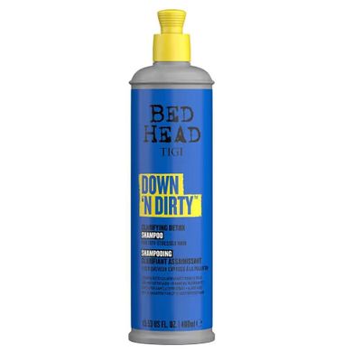 Tigi, Bed Head Down N' Dirty Clarifying Detox Shampoo, detoksykujący szampon do włosów, 400 ml