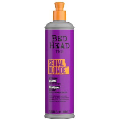 Tigi, Bed Head Serial Blonde Shampoo, szampon do zniszczonych włosów blond, 400 ml
