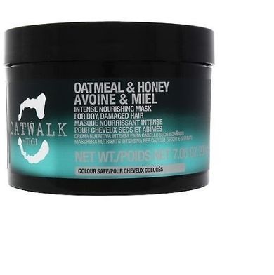 Tigi, Catwalk Oatmeal & Honey Intense Nourishing Mask, maska silnie odżywiająca włosy, 200g