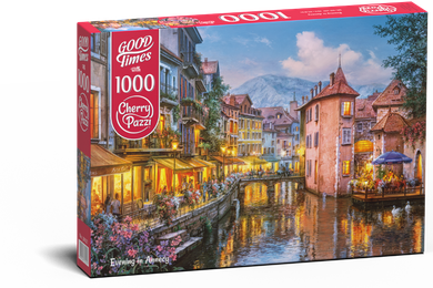 Timaro, Cherry Pazzi, Evening in Annecy, puzzle, 1000 elementów