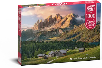 Timaro, Cherry Pazzi, Mountain Scenery in the Dolomites, puzzle, 1000 elementów