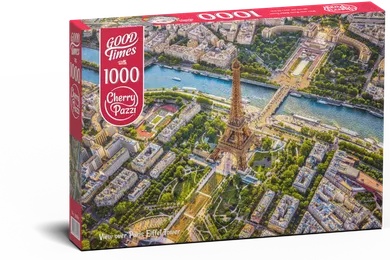 Timaro, Cherry Pazzi, View over Paris Eiffel Tower, puzzle, 1000 elementów