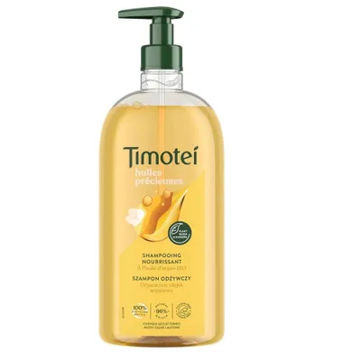 Timotei, Precious Oils, szampon odżywczy do włosów suchych i matowych z organicznym olejkiem arganowym, 750 ml