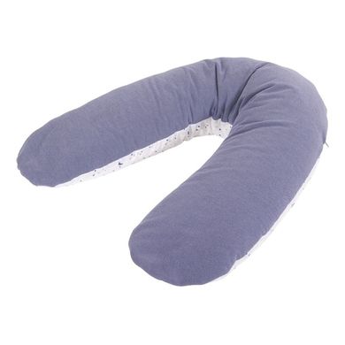 Tineo, poduszka ciążowa i do karmienia 2w1, blue