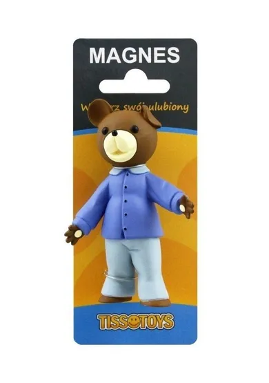 Tisso Toys, Miś Uszatek, magnes, piżama