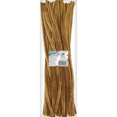 Titanum, druciki dekoracyjne, 0,6-30 cm, jasnobrązowe, 50 szt.