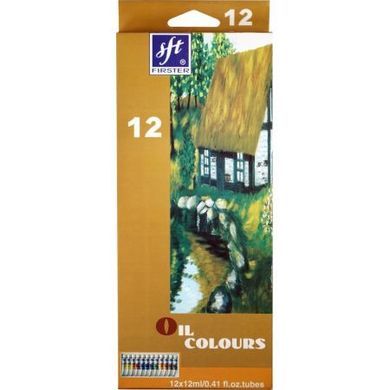 Titanum, farby olejne, 12 kolorów