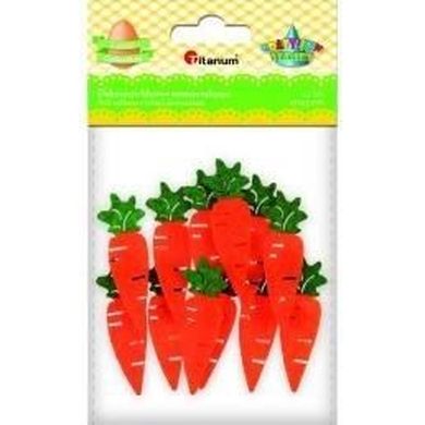Titanum, marchewki samoprzylepne, 17-45 mm, 12 szt.