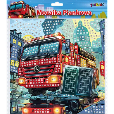 Titanum, mozaika piankowa, straż pożarna, 25-25 cm