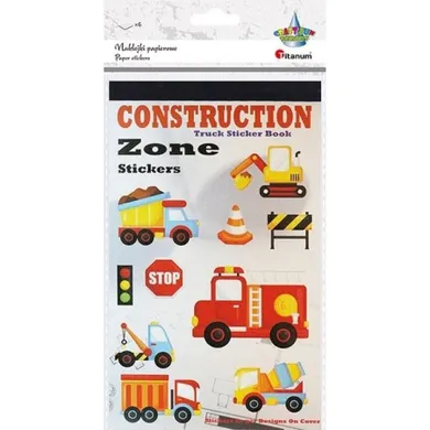 Titanum, naklejki papierowe, 6 plansz, pojazdy