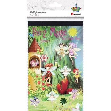 Titanum, naklejki papierowe, 6 plansz, wróżki