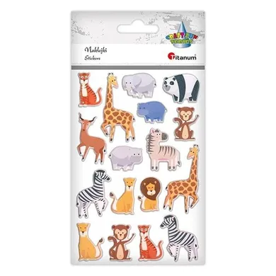 Titanum, naklejki wypukłe, zwierzęta afrykańskie