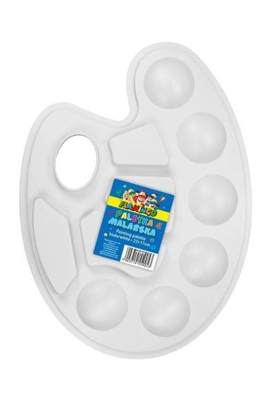 Titanum, paletka malarska, 17-23 cm, biała