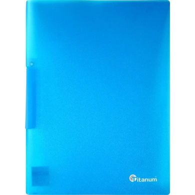 Titanum, skoroszyt z klipem, A4, niebieski, 1 szt.