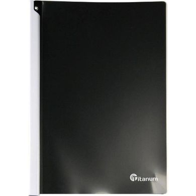 Titanum, skoroszyt zaciskowy, A4, czarny, 1 szt.