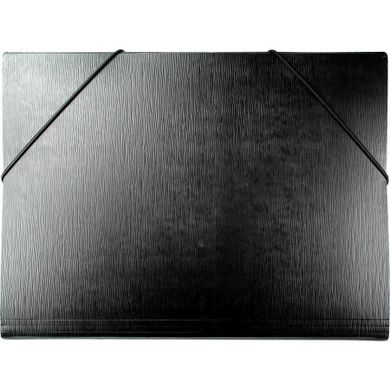 Titanum, teczka A4 z gumką, faktura kory, czarna, 1 szt.