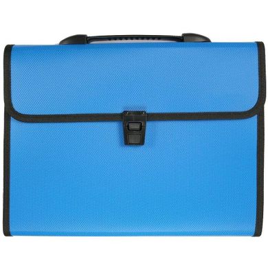 Titanum, teczka A4 z rączką, 12 przegródek, niebieska, 1 szt.