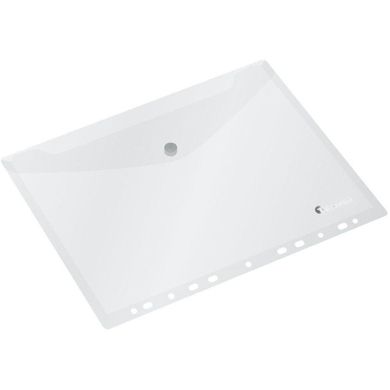 Titanum, teczka kopertowa A4 z europerforacją, biała, 1 szt.