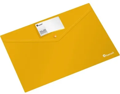 Titanum, teczka kopertowa, A4, żółta, 1 szt.