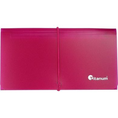 Titanum, teczka segregująca, 13 przegródek, czerwona, 1 szt.