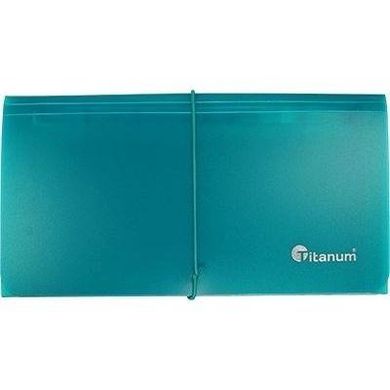 Titanum, teczka segregująca, 13 przegródek, turkusowa, 1 szt.