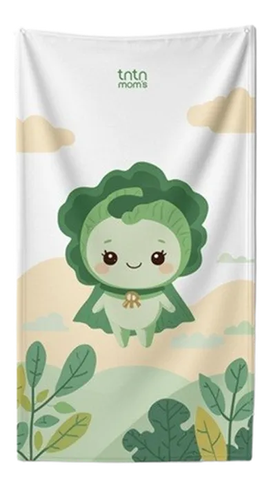 tntn mom's, ręcznik z mikrofibry z nadrukiem, szybkoschnący, 50-100 cm