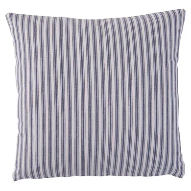 Today, poduszka dekoracyjna, Le Cap, bawełna, 40-40 cm, biało-niebieskie paski