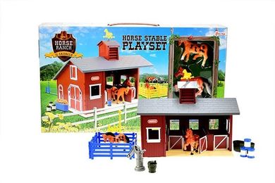 Toi-Toys, Stajnia dla koni + 2 konie