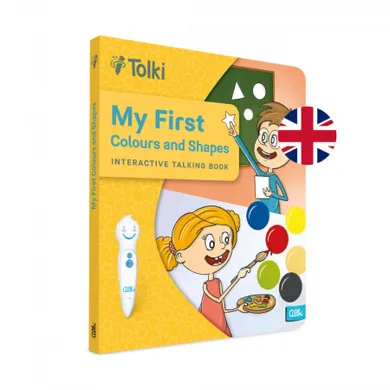 Tolki Book. My first colours and shapes. Interactive talking book. Wersja angielska