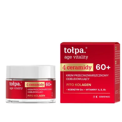 Tołpa, Age Vitality, krem przeciwzmarszczkowy odbudowujący 60+, 50 ml