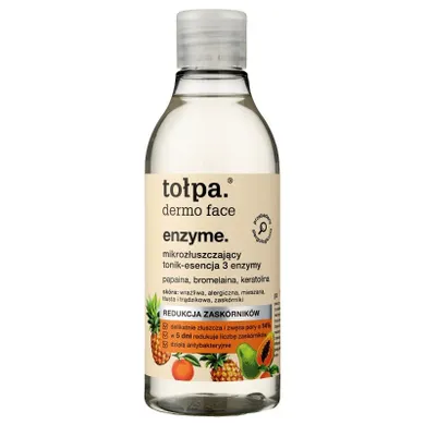 Tołpa, Dermo Face Enzyme, mikrozłuszczający tonik-esencja 3 enzymy - redukcja zaskórników, 200 ml